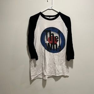3/4 sleeve the who shirt